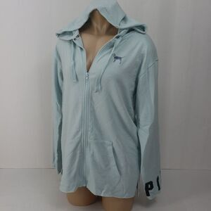 Pink Victoria's Secret hoodie sweat jacket NWT